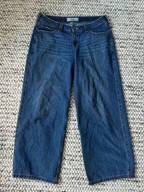 Hollister Curvy Low Rise Super Baggy Jeans